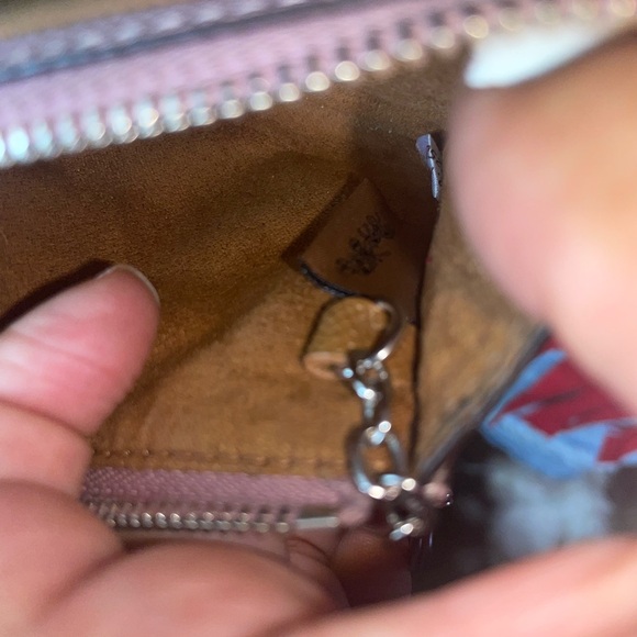 Light Purple COACH Mini Skinny ID Case - Picture 3 of 6
